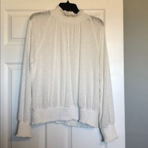 Free people white blouse.